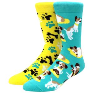New Mens socks cartoon animal series casual calf socks womens sports socks