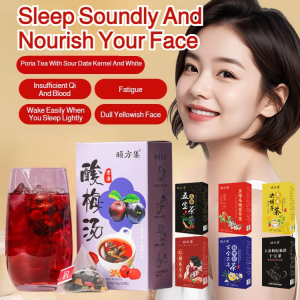 【Ten kinds of tea combination for ladies】💖 Poria cocos tea Wubao tea Chrysanthemum tea Oolong tea Brown sugar ginger tea Passion fruit tea Barley tea Lily tea Blood-tonifying and Qi-enhancing Traditional handmade tea Health 菊花枸杞决明子酸梅汤