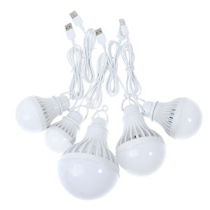 [Blue Sea Mall] LED Lantern Portable Camping Lamp Mini Bulb LED USB Power 3W 5W 7W 9W 12W