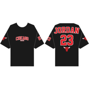 PROMISE Kaos Pria Oversize Boxy Distro Premium Tshrit Pendek Oversized Chicago 23 Cotton Combed 24s