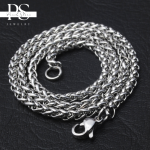Chunky Link Long Chain Necklace 4mm 6mm 8mm Width Stainless Steel Hip Hop Chains for Men Boys Boss