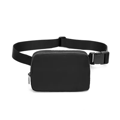 【LOCAL STOCK-Deliver in 1-3 days】Ultra Light Waterproof Nylon Waist Bag Wear Resistant Breathable Anti-Theft Crossbody Fanny Pack Adjustable Quick Release Buckle Strap Shock Resistant Sling Belt Bag Portable Phone Pouch