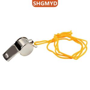 [COD] SHGMYD SPORTS นกหวีดโลหะสำหรับผู้ตัดสินกีฬารักบี้สแตนเลสนกหวีดฟุตบอลบาสเก็ตบอลปาร์ตี้การฝึกเชียร์ลีดเดอร์โรงเรียน