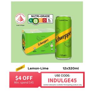 Schweppes Lemon Lime (12 x 320ML)
