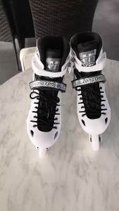 Adjustable Inline Roller Skate Shoes Professional Flashing Sliding Sneaker Outdoor Racing Speed Skating 4 Wheels Shoes Gifts