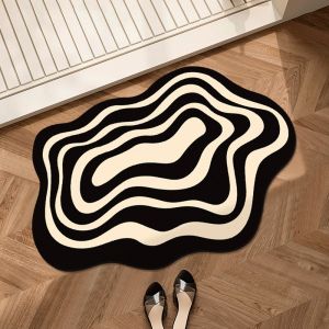 Super Absorbent Bathroom Mat Non-Slip Diatom Mud Toilet Pad Quick-Drying Floor Mat Home Bath Mat Shower Rug