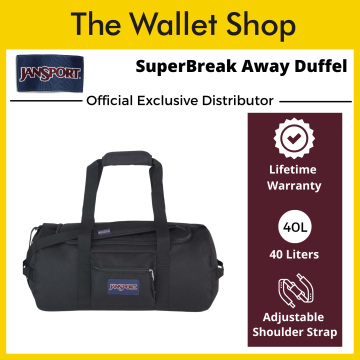 JanSport SuperBreak Away Duffel – Borsa Da Viaggio E Palestra 60L – Poliestere Riciclato – Colore Spazio Polvere