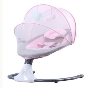 Electric Baby Rocker Anti-Mosquito Rocking Chair for Baby with Net Baby Cradle for Newborn 1-5 Years