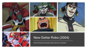 New Getter Robo (2004) Mecha Animated Cartoon Series Complete Episodes Video Collection with English Dub English Subtitles on 32GB Flash Drive Includes Free Surprise Gift and OTG Connector