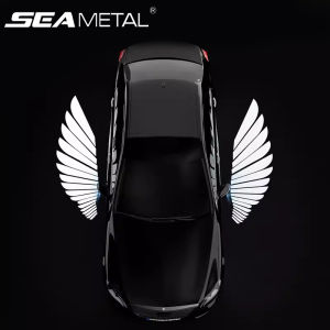 SEAMETAL Car Door Welcome Light Angel Wings Dynamic Projectio Laser Lamp Rearview Mirror Carpet Light LED Decorative Atmosphere Light