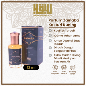 ZAINABA Parfum Kasturi Premium non Alkohol bisa untuk media ruqyah 12ML