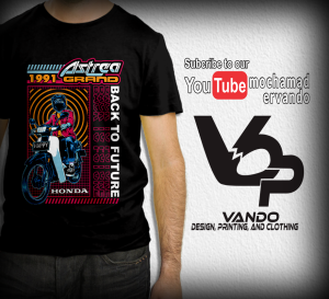 KAOS MOTOR HONDA ASTREA GRAND BTF - KAOS DISTRO PRIA WANITA - KAOS PENDEK KATUN MURAH - KAOS CUSTOM