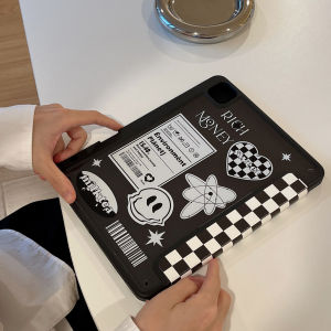 🔥พร้อมส่ง🔥 เคสไอแพด Gen9 Air5 Gen11 Air7 11 อะคริลิค ฉลากดำ ขัดแตะ ช่องใส่ปากกาขวา Acrylic เคส ipad Pro 11 air4 air3 Gen8 gen6 mini6/7 8.3