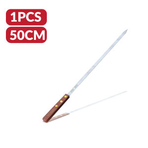 50CM 1PCS 5PCS SUS 304 Stainless Steel Camping Zone Skewer Outdoor BBQ Camping Cooking Utensils Barbeque Kebab Stick