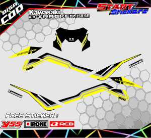STRIPING VARIASI KAWASAKI D-TRACKER 150 SE / STICKER LIST VARIASI DTRACKER 150 SE