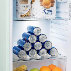 Uareliffe Stackable Beverage Bottle Rack Refrigerator Cola Fenta Storage Placing Holder Kitchen Counter Wine Beer Bottle Stand Household Silicone Material Ecofriendly Can Organizing Rack For Tabletop Freezer
