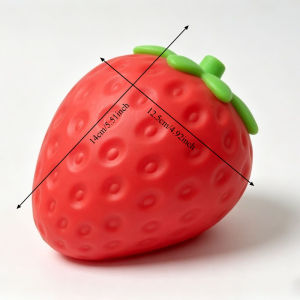 Giant Strawberry Squishy Toy Large Size Strawberry Fidget Toys Slow Rising Shapeable Venting Ball for Adults Friends Gifts