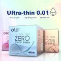 GJG OLO Hyaluronic acid Zero Sense Fit Condom Natural Latex Male Condom. 