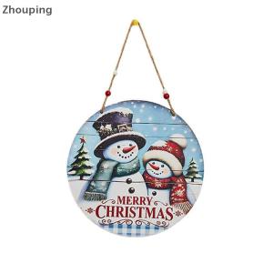 【ZP】 Cute Jewerry Đầy Màu Sắc Giáng Sinh Treo Mặt Dây Chuyền Bằng Gỗ Thủ Công Mỹ Nghệ Xmas Cây Tường Trang Trí Giáng Sinh Đảng Cảnh Đạo Cụ Trang Trí Quà Tặng