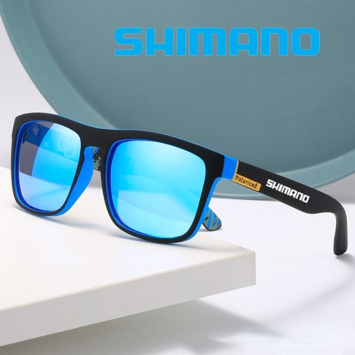 Shimano Polarized Sunglasses Men's Driving Camping Hiking Fishing Classic Sun  Glasses Outdoor Sports UV400 Cycling