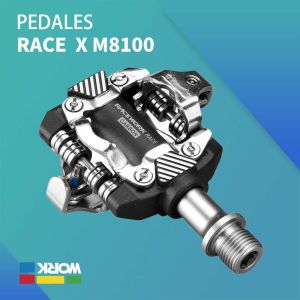 Racework Grove - Pedal MTB Chromoly DU bearings Compatible SPD Cleat MTB Downhill Cleat XC Pedal XC Pedal Cleat Clipless MTB Pedal Sepatu Magnet Pedal Sepatu Clit Pedal Sepatu MTB Pedal Sepatu Gunung Pedal Downhill Pedal XC Pedal Gowes Magnet Pedal Loncer