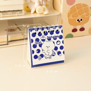 LUQIU Cartoon Capibara Desk Calendar Mini Planner Format Desktop Calendar  Daily Planner Desktop Decoration