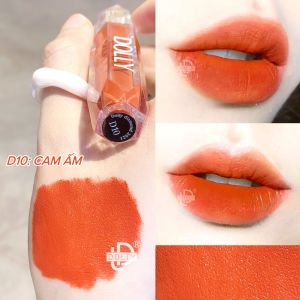 SON DOLLY DIAMOND VELVET SON KEM LÌ KHÔNG CHÌ CHẤT LƯỢNG CAO CHÍNH HÃNG - MÀU CAM VÀNG