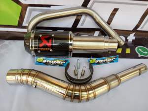 KNALPOT RACING AKRAPOVIC CARBON FOR VIXION R15 CB LAMA XABRE SATRIA FU