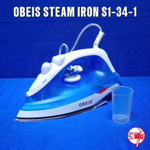 STEAM IRON S1-34-1 OBEIS ELECTRIC IRON WITH STEAMER
