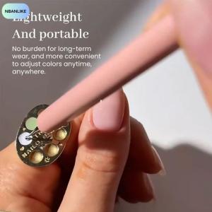 STARGOODS 5Pcs สวมใส่ได้สวมใส่ได้ นิ้วปลายนิ้วมือ ทองสีทอง ดีไอวาย จานสีเพ้นท์เล็บ สร้างสรรค์และสร้างสรรค์ เรซิน แหวนจานสีศิลปะเล็บ เครื่องมือจานสีทำเล็บ