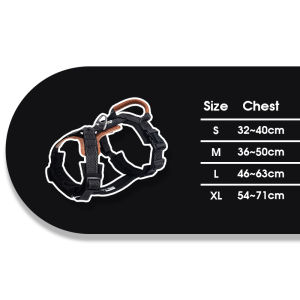 Hamshmoc Dây dắt chó đệm phản quang vest điều chỉnh được với tay lái điều khiển để chó trung bình