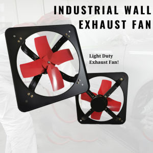 Industrial Wall Exhaust Fan (12 inch) - High Performance Kitchen Wall Mounted Ventilation