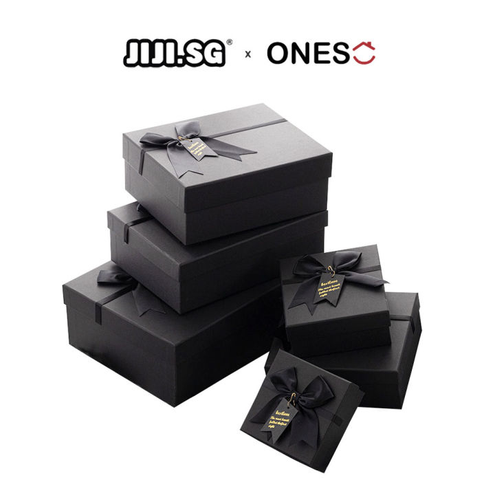 (JIJI.SG x ONES) CAJSA Black Ribbon Gift Box Packaging / Packing