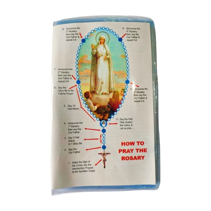 How to Pray the Rosary Laminated Pocket Prayer Guide | Lazada PH