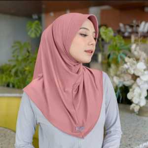 KERUDUNG BERGO HAMIDAH INSTAN SIZE S M DAN L HIJAB SPORT PET JILBAB INSTAN SPORTY JERSEY MENUTUP DADA