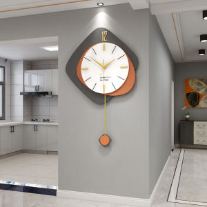 Jam Dinding Simple and Fashion Mute Minimalist Clock Vintage Creative Swing Wall Clocks Decorations 挂钟 壁钟