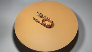LUJINXUN Immersion Electric Water Heater Red Copper Tube 220V 1200W M12 Thread 75-80mm Tube Length