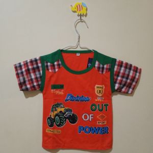 Baju Anak Gambar Motif Kotak
