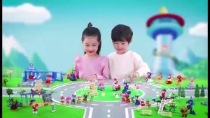 Paw Patrol Mighty Pups Pull-Back Car Toy Fire Truck Chase Skye Rubble Zuma Patroller Childrens Figures Wangwang