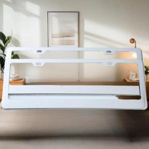 💞【Special price】💖Muya 1pcs Car Number Plate License Frame Cover Aluminum Photo Frame Car Personalized Modified Stainless Steel License Plate