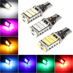 T15 Car Brake Light 45SMD LED Light Crystal Light Contact Park Lamp Bulbs Parking Light for Car Motorcycle