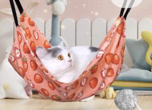 Võng cho mèo siêu xinh võng mèo treo lồng chuồng dày dặn nhiều màu sắc kích thước cao cấp