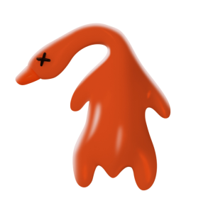 UV light-sensitive color-changing roast duck pendant Light-sensitive color-changing toys In-car pend