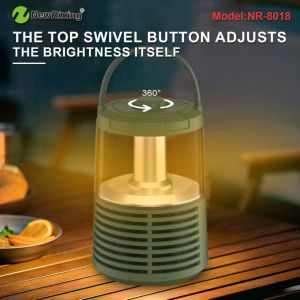 NewRixing ใหม่ ลำโพง ลำโพงบลูทูธ ลำโพงไร้สาย ลำโพงแบบพกพา ลำโพงวิทยุ Outdoor Camping Bluetooth Speaker Can be illuminated