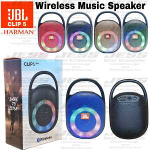 ERRLY CLIP 5 +RGB Speaker Bluetooth Portable LED CLIP5 Speaker Wireless TWS 2 in 1