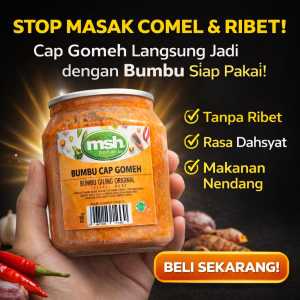 Bumbu Cap Gomeh Premium 190gr  Bumbu Cap Gomeh Alami  Bumbu Cap Gomeh Siap Masak Tanpa MSG