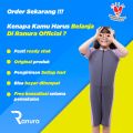 Baju Renang Anak Perempuan Mengapung Anti Tenggelam Ranura Kids Grey Pule -. 