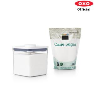OXO กล่องถนอมอาหาร สี่เหลี่ยมจัตุรัส ขนาดใหญ่ 2.6 ลิตร / 2 kg. l OXO GG POP CONTAINER BIG SQUARE - SHORT (2.6 L) เก็บอาหารแห้ง BPA FREE แท้ 100%