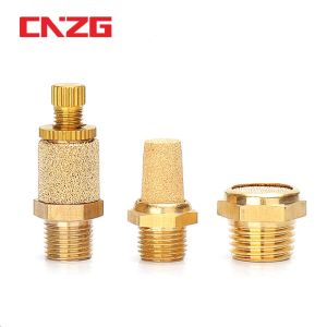 CGdailyToolsMix 1/8 1/4 3/8 1/2 M5 Pneumatic Quick Exhaust Air Silencer Air Compressor Noise Reducer Valve Muffler