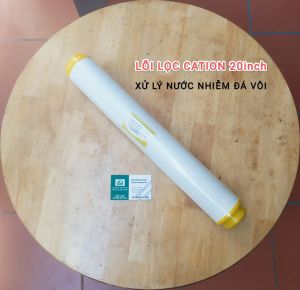 Lõi Lọc Nước Số 2 Cation Khử Đá Vôi Đầu Nguồn 20 inch - HOAKarofi